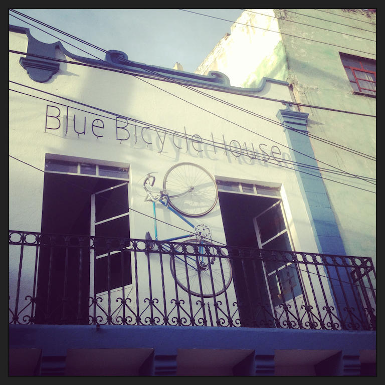 A Pousada Blue Bicycle House Querétaro Exterior foto