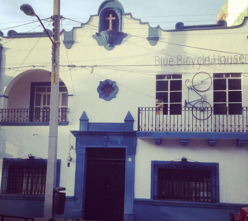 A Pousada Blue Bicycle House Querétaro Exterior foto